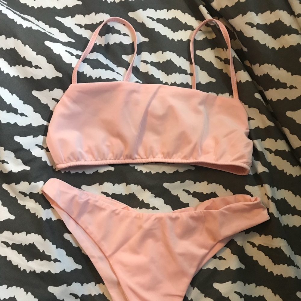 Pink bikini